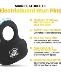 ElectricGuard Extreme High Power 25,000,000 Stun Ring