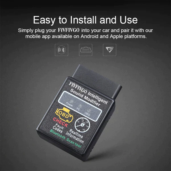 Fivfivgo™ Intelligenter Auto-Sound-Modifizierer en Fehlerdetektor