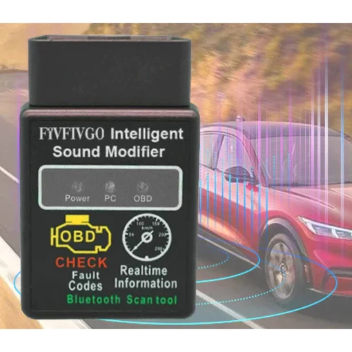 Fivfivgo™ Modificador de som automático inteligente e detector de feixe