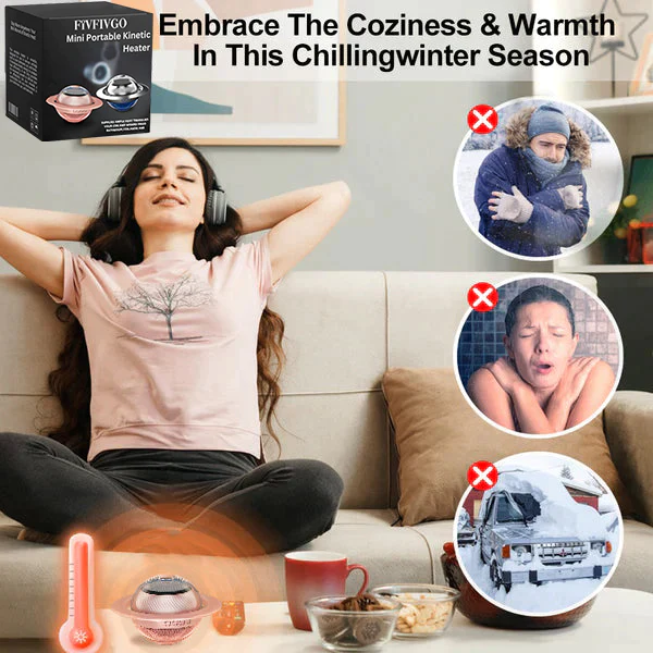 Mini Kinetische Heizung, Mini Portable Kinetic Heater, Tragbare