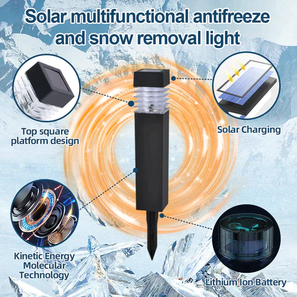 Fivfivgo™ Advanced Solar Electromagnetic Resonance Multifunktionale Lampen zur Frost- und Schneebeseitigung