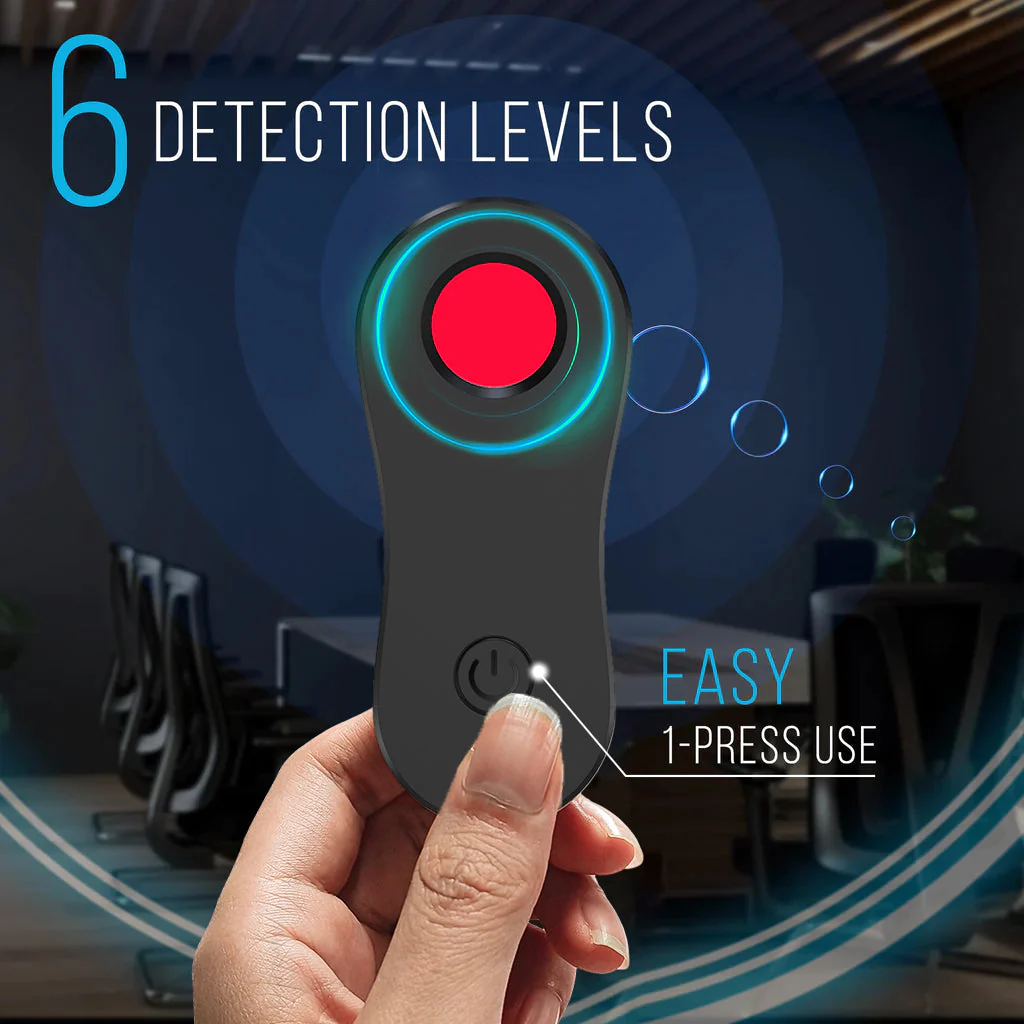 Fivfivgo™ Detektor für versteckte Kameras (Militärqualität, mit integrierter RF- und GPS-Tracking-Erkennung)