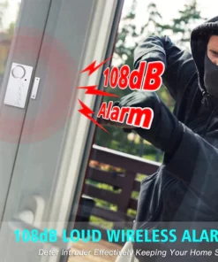 Fivfivgo™ Drahtloser Fensteralarm Tür offen