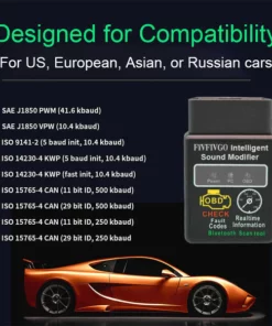 Fivfivgo™ Intelligenter Auto-Sound-Modifizierer und Fehlerdetektor