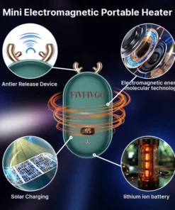 Alternative view of Fivfivgo™ Mini elektromagnetische tragbare Heizung