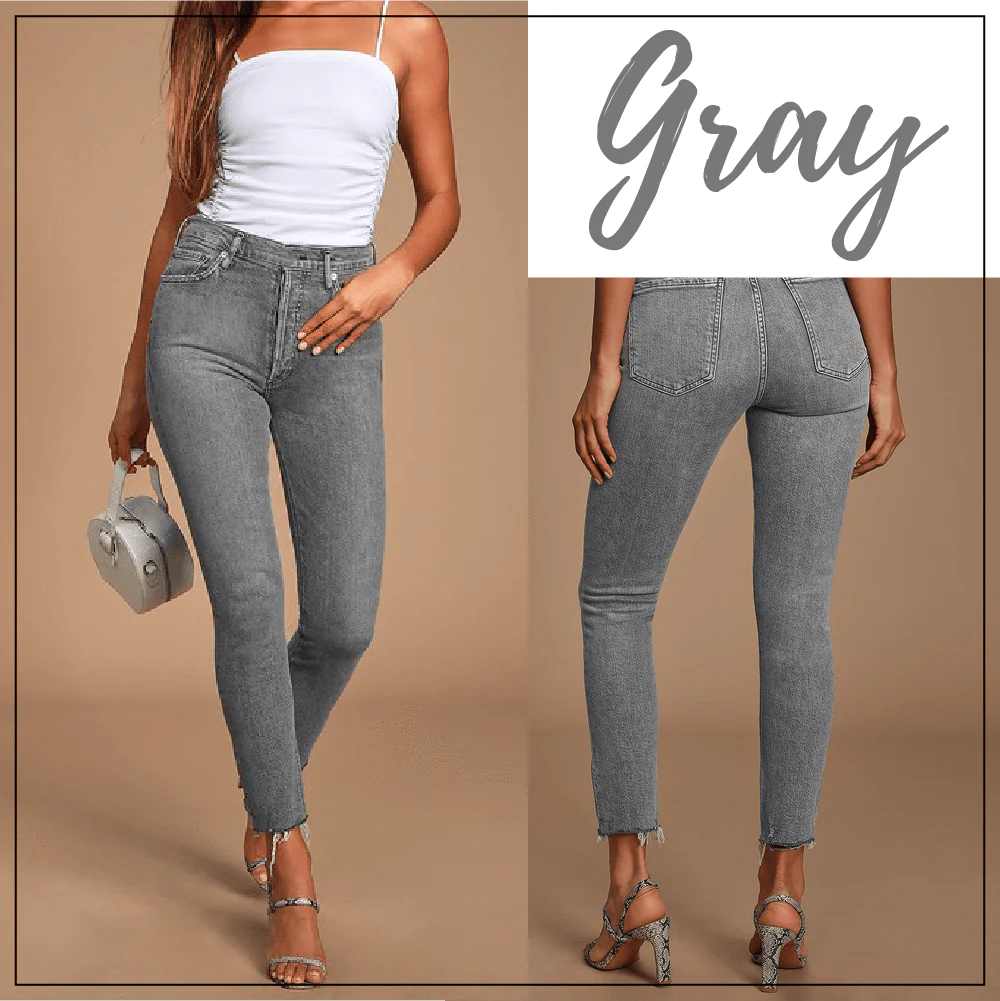 Fivfivgo™ Perfect Curve Shape Thermal Fleece Denim Jeggings