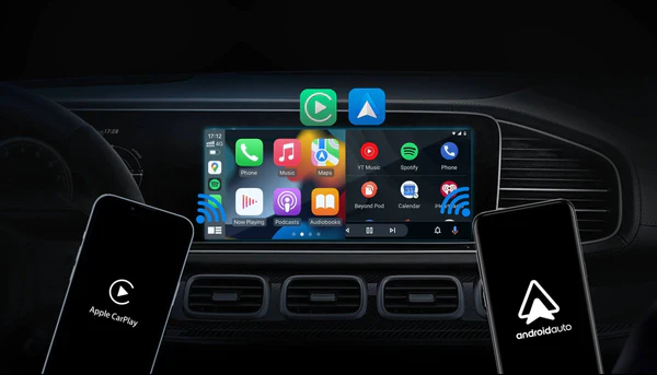 Fivfivgo™ Play2Video Kabelloses CarPlay Android Auto