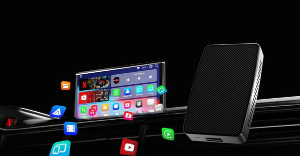 Fivfivgo™ Play2Video Kabelloses CarPlay Android Auto