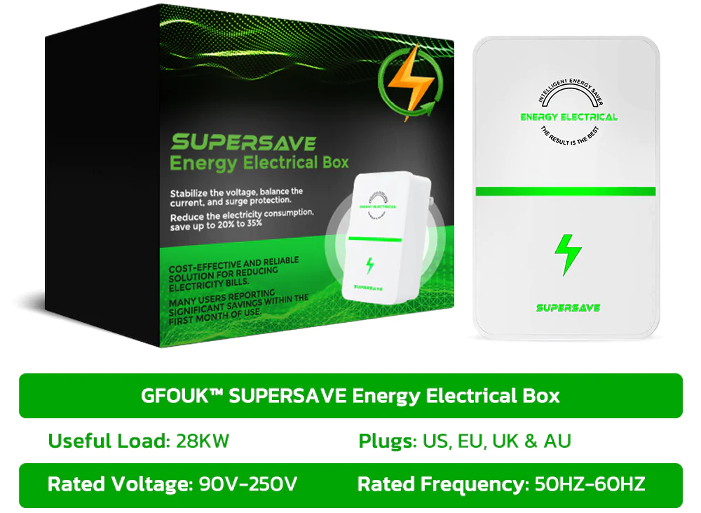 קופסת חשמל של GFOUK™ SUPERSAVE Energy
