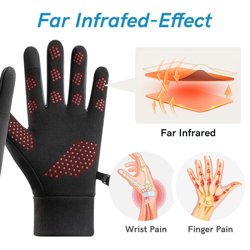 GFOUK™ titanium geïoniseerde ver-infrarooi terapie artritishandskoene