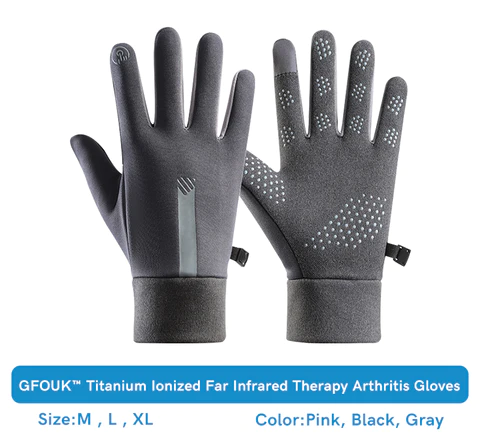 GFOUK™ titanium geïoniseerde ver-infrarooi terapie artritishandskoene