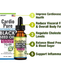 GFOUK™️ CardioPure TQ-5X Advanced Black Seed Oil