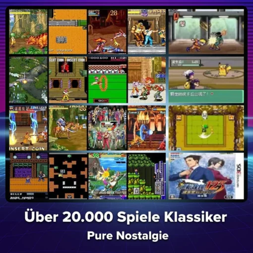 I-GamerStick™ - 20.000 Retro Spiele + Kabellose Controller