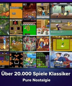 GamerStick™ - 20.000 Retro Spiele + Kabellose Controller