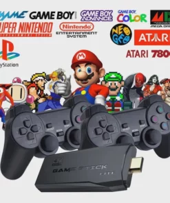 Gamestick Retro 2.0™ 4K mit 2 Wireless Controllern 10.000 Spiele