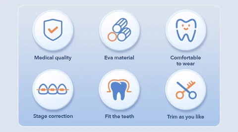 LIMETOW ™ Dental Ortodontyske beugels