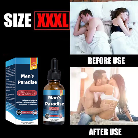 Man's Paradise Ketoonaanvulling druppels