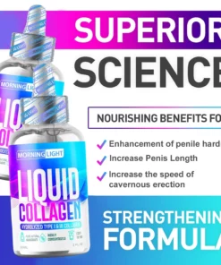 Morning Light Men's Liquid Collagen Testosterone Supplement