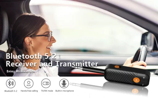 Transmisor e receptor Bluetooth 5.2 Oveallgo™