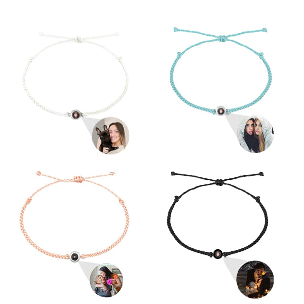 Personalized Round Photo Bracelet - Image 2