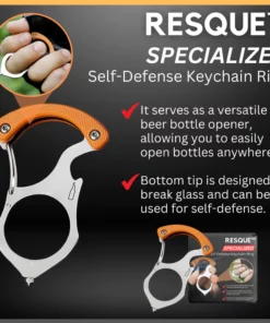 RESQUE™ Specialized Self-Defense Keychain Ring