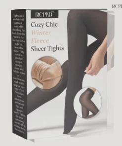 RICPIND CozyChic Winter Fleece Sheer Tights