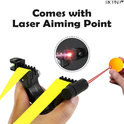 RICPIND Laser Hỗ trợ Súng cao su mạnh mẽ chính xác
