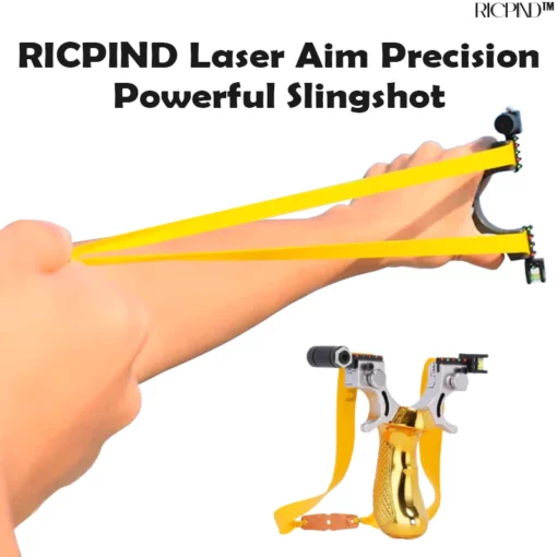 RICPIND Laser Assist Мощная прецизионная рогатка