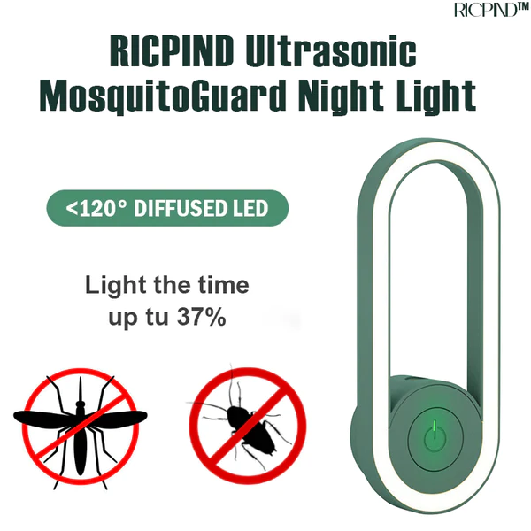 RICPIND Ultrasonic MosquitoGuard Night Light