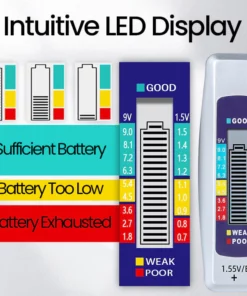 Seurico™ Electronic Digital Battery Tester