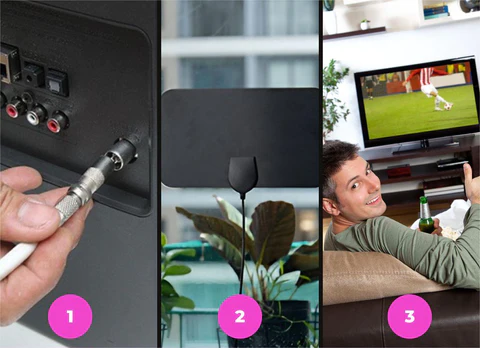 Seurico™ Next Generation 4K Satellite Antenna-Access all channels for FREE