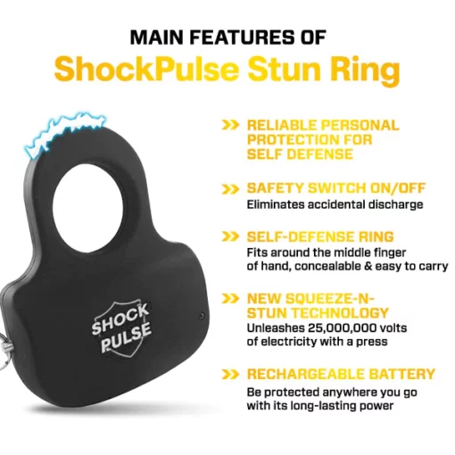ShockPulse Arọ 25,000,000 Nchekwa Stun Ring