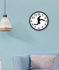 Alternative view of Silly Walk Wall Clock