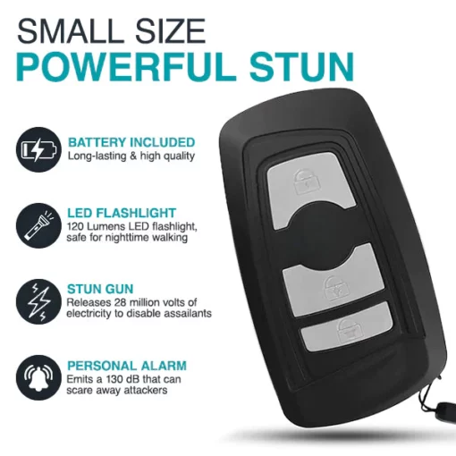 SnapShock 3 DALAM 1 Mini Stun Key Fob