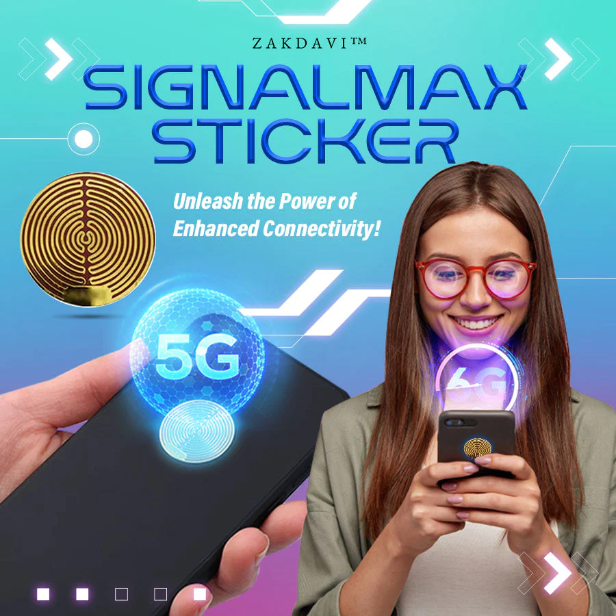 Zakdavi™ SignalMax Sticker - Power of Enhanced Connectivity