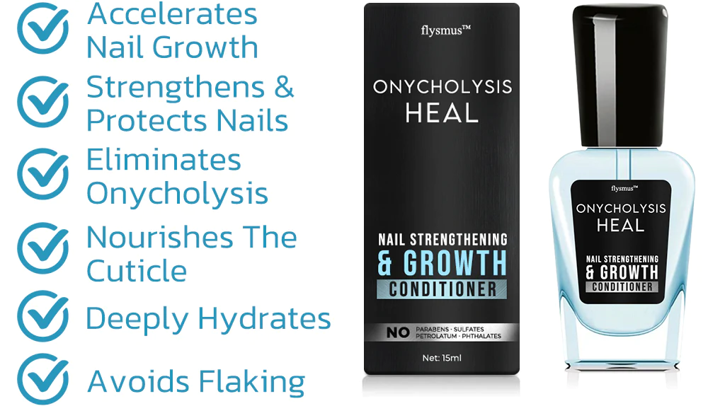 flysmus™ OnycholysisHeal Nail Strengthening And Growth Conditioner