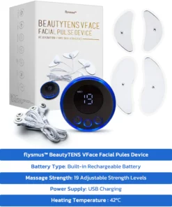 flysmus™ BeautyTENS VFace Facial Pules Device