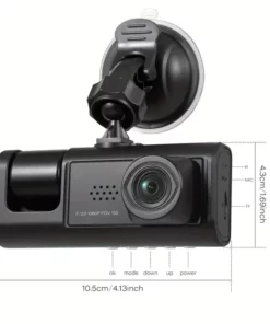 3-lens ultra-siab-txhais tsav tsheb recorder nrog built-in WIFI thiab GPS