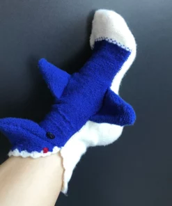 3D Knit Crocodile Socks