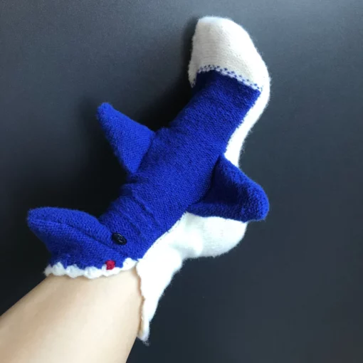 3D pletené krokodílie ponožky