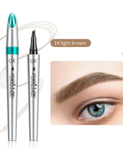 Stylo à sourcils Microblading 3D étanche, 4 pointes de fourche, crayon de tatouage