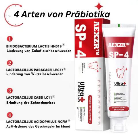 AEXZR™ SP-4 Aufhellende Probiotische Zahnpasta