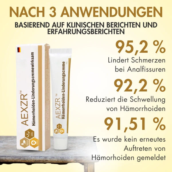 AEXZR™ Hämorrhoiden-Linderungscremewirksam