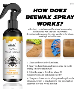 ATTDX BeeWax Wood Refined Nature Polish Spray