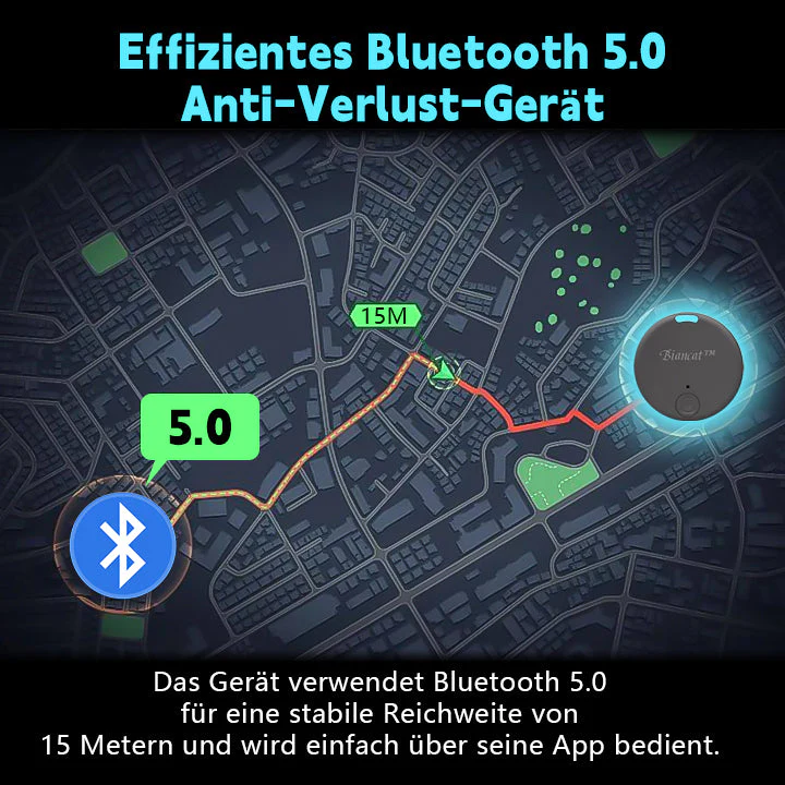 Biancat™ TrackPro Inteligentni Bluetooth GPS-Tracker