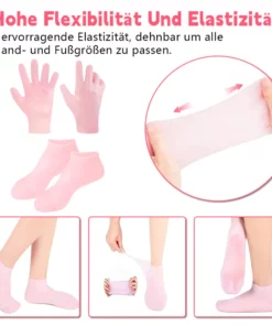 Biancat™ Feuchtigkeitsspendendes Silikonsocken- & Handschuhset