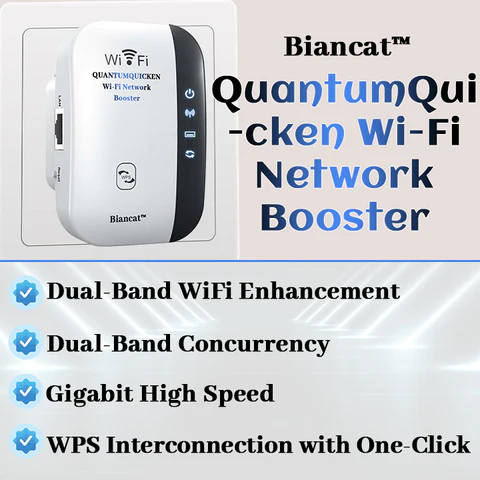 Biancat™ QuantumQuicken Wi-Fi Network Booster