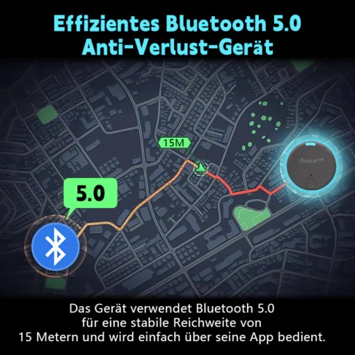 Biancat™ TrackPro Intelligenter Bluetooth GPS-Tracker