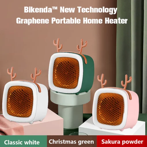 Bikenda™ jaunās tehnoloģijas grafēna pārnēsājams mājas sildītājs