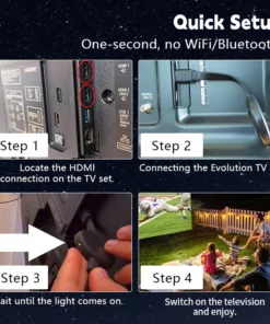 Bikenda™ TV-Streaming-Gerät - Kostenloser Zugang zu allen Kanälen - keine monatliche Gebühr